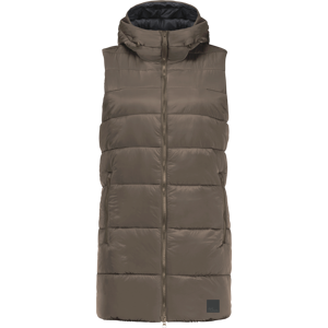 Jack Wolfskin Women's Eisbach Vest Cold Coffee L, Cold Coffee