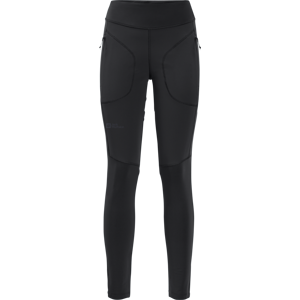 Jack Wolfskin Women's Salmaser Tights Black M, Black