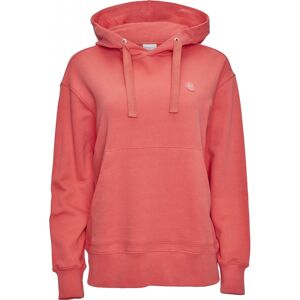 Knowledge Cotton Apparel Women's Daphne Basic Badge Hoodie Spiced Coral XS, Spiced Coral