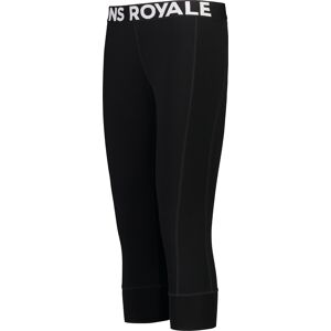 Mons Royale Women's Cascade Merino Flex 200 3/4 Legging Black XS, Black