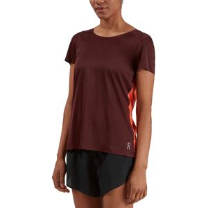 On Women's Performance-Tee Mulberry/Spice M, Mulberry/Spice