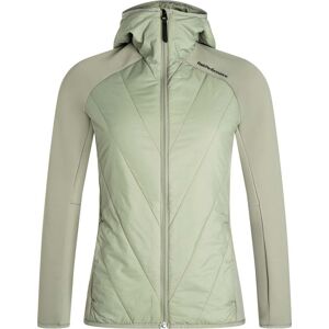 Peak Performance Women's Insulated Hybrid Hood Limit Green S, Limit Green