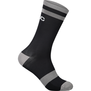 POC Lure MTB Sock Long Uranium Black/Granite Grey 40-42, Uranium Black/Granite Grey