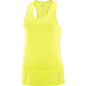 Salomon Women's Cross Run Tank Top Sulphur Spring L, Sulphur Spring