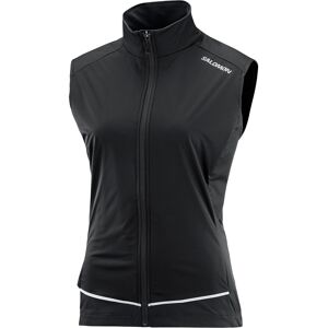 Salomon Women's Light Shell Vest DEEP BLACK/ L, DEEP BLACK/