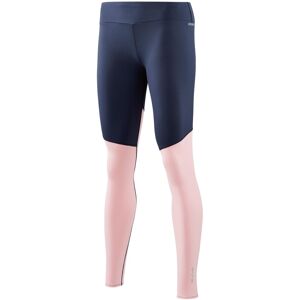 Skins Women's DNAmic Soft Long Tights  Cameo Pink/Navy Blue S, Cameo Pink/Navy Blue