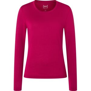 super.natural Women's Arctic230 Long Sleeve Sangria XS, Sangria