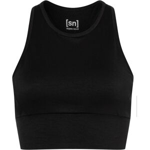 super.natural Women's Liquid Flow Top Jet Black S, Jet Black