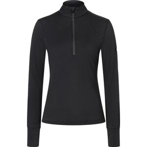 super.natural Women's Tundra175 Zip 1/4 Jet Black S, Jet Black