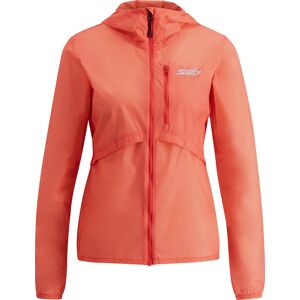 Swix Women's Pace Wind Light Hooded Jacket Cayenne M, Cayenne