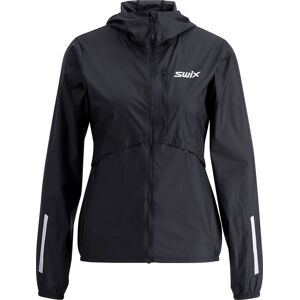 Swix Women's Pace Wind Light Hooded Jacket Black XS, Black