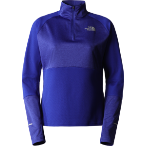 The North Face Women's 1/4 Zip Run Fleece Lapis Blue XS, Lapis Blue