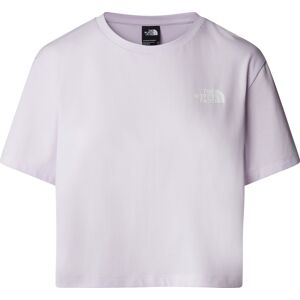 The North Face W Cropped Simple Dome Tee Icy Lilac XL, Icy Lilac