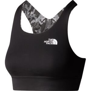 The North Face Women's Flex Printed Bra Asphalt Grey Abstract L XS, Asphalt Grey Abstract L