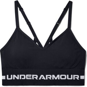 Under Armour Ua Seamless Low Long Bra Black/Halo Gray M, Black/Halo Gray