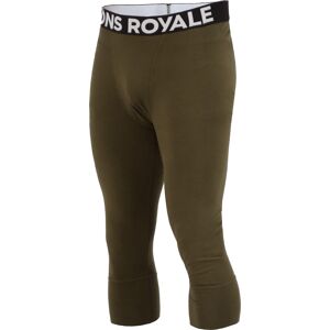 Mons Royale Men's Cascade Merino Flex 200 3/4 Legging Dark Olive, S Mons Royale Men's Cascade Merino Flex 200 3/4 Legging Dark Olive, S