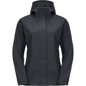 Jack Wolfskin Women's Kammweg 2-Layer Jacket Phantom, L Jack Wolfskin Women's Kammweg 2-Layer Jacket Phantom, L