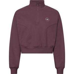 Röhnisch Women's Soft Sweat Half Zip Huckleberry, L Röhnisch Women's Soft Sweat Half Zip Huckleberry, L