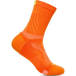 Hoka Unisex Bondi 9 Crew Run Sock Electric Tangerine, XL Hoka Unisex Bondi 9 Crew Run Sock Electric Tangerine, XL