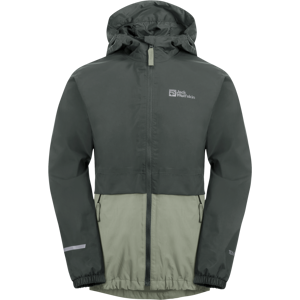 Jack Wolfskin Kids' Rainy Days 2-Layer Jacket Slate Green, 104 Jack Wolfskin Kids' Rainy Days 2-Layer Jacket Slate Green, 104