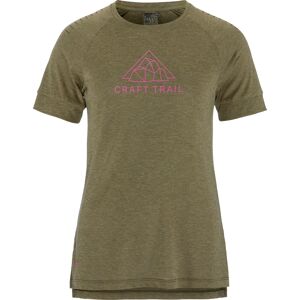 Craft Women's Advance Trail Wool Short Sleeve Tee Rift Melange, XS Craft Women's Advance Trail Wool Short Sleeve Tee Rift Melange, XS