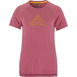 Craft Women's Advance Trail Wool Short Sleeve Tee Rouge Melange, L Craft Women's Advance Trail Wool Short Sleeve Tee Rouge Melange, L