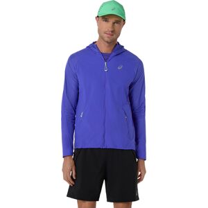 Asics Men's Road Packable Jacket Cobalt Burst/Illuminate Green, XL Asics Men's Road Packable Jacket Cobalt Burst/Illuminate Green, XL