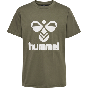 Hummel Kids' hmlTRES T-Shirt Short Sleeve Dusty Olive, 116 Hummel Kids' hmlTRES T-Shirt Short Sleeve Dusty Olive, 116