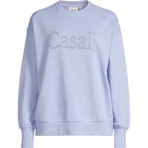 Casall Women's Terry Spring Graphic Crew Blueberry Mist, L Casall Women's Terry Spring Graphic Crew Blueberry Mist, L