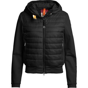 Parajumpers Women's Caelie Hybrid Sweat Black, L Parajumpers Women's Caelie Hybrid Sweat Black, L