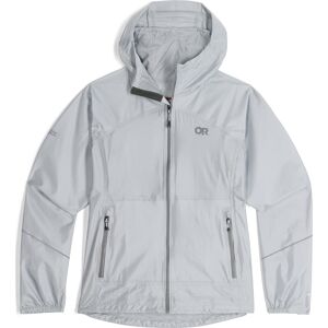 Outdoor Research Women's Helium Rain Jacket Titanium, L Outdoor Research Women's Helium Rain Jacket Titanium, L