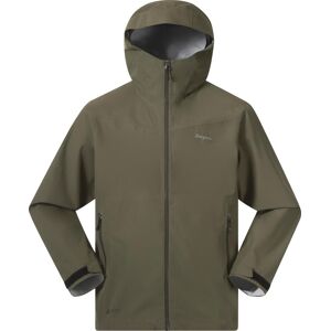Bergans Men's Essentials 2.5l Shell Jacket Dark Green Mud, L Bergans Men's Essentials 2.5l Shell Jacket Dark Green Mud, L