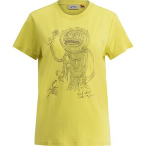 Lundhags Women's Järpen Printed T-Shirt Pale Lemon, XS Lundhags Women's Järpen Printed T-Shirt Pale Lemon, XS