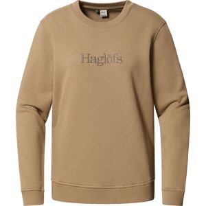 Haglöfs Women's Crewneck Oak Brown, XS Haglöfs Women's Crewneck Oak Brown, XS