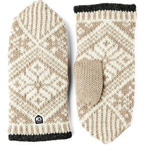Hestra Nordic Wool Mitt Beige/Offwhite, 9 Hestra Nordic Wool Mitt Beige/Offwhite, 9