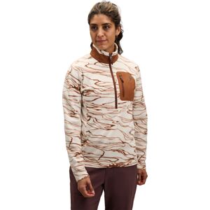 Black Diamond Women's Rift Hz Fleece Jacket Relief-chalk-clay, L Black Diamond Women's Rift Hz Fleece Jacket Relief-chalk-clay, L