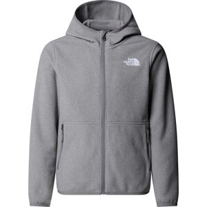 The North Face Teens' Glacier Full Zip Hoodie TNF Mid Grey Heather, S The North Face Teens' Glacier Full Zip Hoodie TNF Mid Grey Heather, S