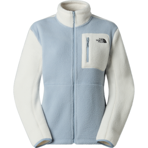 The North Face Women's Yumiori Full Zip Fleece Jacket Frost Grey/White Dune/Frost Grey, XL The North Face Women's Yumiori Full Zip Fleece Jacket Frost Grey/White Dune/Frost Grey, XL