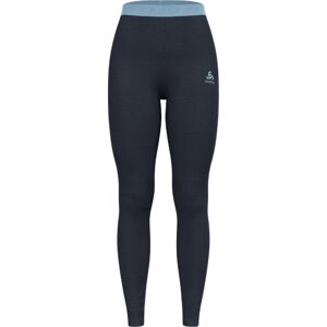 Odlo Women's Performance Wool 150 Base Layer Bottom Provincial Blue - Dark Sapphire Melange, S Odlo Women's Performance Wool 150 Base Layer Bottom Provincial Blue - Dark Sapphire Melange, S