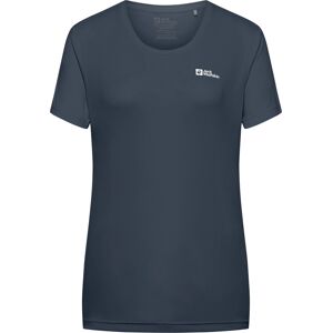 Jack Wolfskin Women's Tech Tee Midnight Sky, L Jack Wolfskin Women's Tech Tee Midnight Sky, L