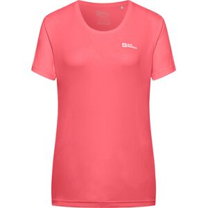 Jack Wolfskin Women's Tech Tee Sunset Coral, S Jack Wolfskin Women's Tech Tee Sunset Coral, S