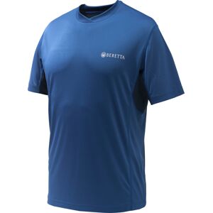 Beretta Unisex Flash Tech T-Shirt Blue Beret, S Beretta Unisex Flash Tech T-Shirt Blue Beret, S
