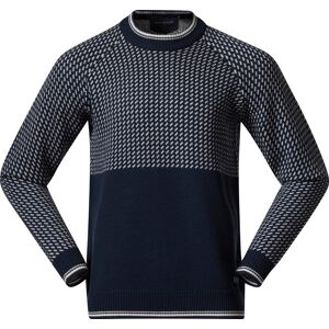 Bergans Men's Alvdal Wool Jumper Navy Blue/Vanilla White, XL Bergans Men's Alvdal Wool Jumper Navy Blue/Vanilla White, XL