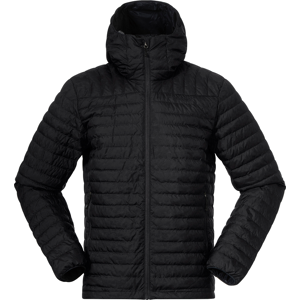 Bergans Men's Lava Light Down Jacket With Hood Black, XL Bergans Men's Lava Light Down Jacket With Hood Black, XL