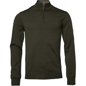 Chevalier Men's Aston Half Zip Merino Pullover Dark Green, XL Chevalier Men's Aston Half Zip Merino Pullover Dark Green, XL