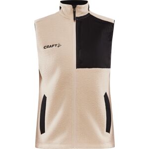 Craft Women's Adv Explore Pile Fleece Vest Ecru/Black, Ecru-Black, L Craft Women's Adv Explore Pile Fleece Vest Ecru/Black, Ecru-Black, L