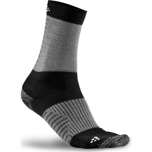 Craft XC Training Sock Black/Dark Grey Melange, Black/Dk Grey Melange, 46/48 Craft XC Training Sock Black/Dark Grey Melange, Black/Dk Grey Melange, 46/48