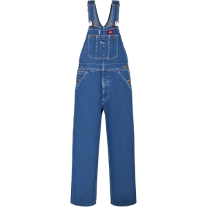 Dickies Kids' Denim Bib Stonewashed Indigo Blue, M REG Dickies Kids' Denim Bib Stonewashed Indigo Blue, M REG