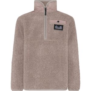 Didriksons Kids' Exa Half Zip Ash Brown, 170 Didriksons Kids' Exa Half Zip Ash Brown, 170