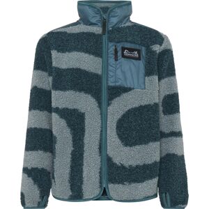 Didriksons Kids' Exa Printed Full Zip 2 Path L Blue, 150 Didriksons Kids' Exa Printed Full Zip 2 Path L Blue, 150